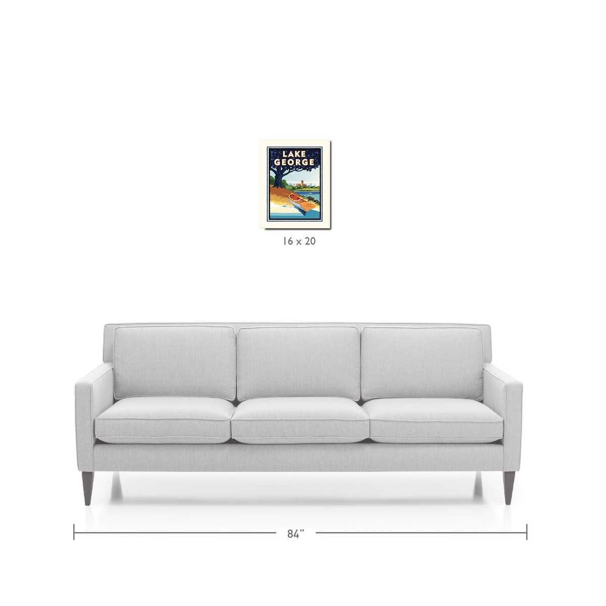 Landmark MN | Lake George Art Print