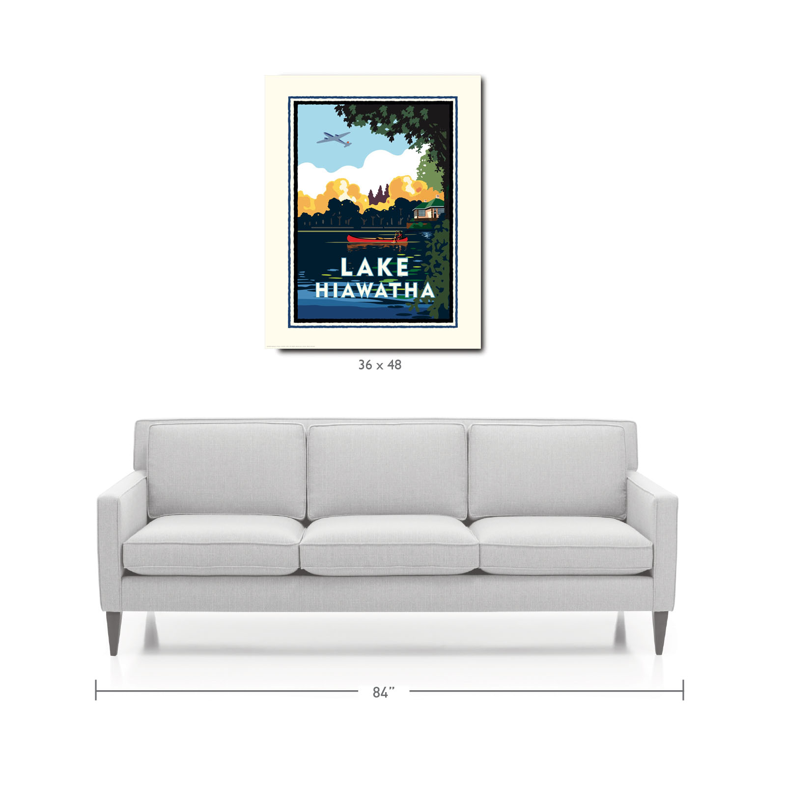 Landmark MN | Lake Hiawatha Art Print