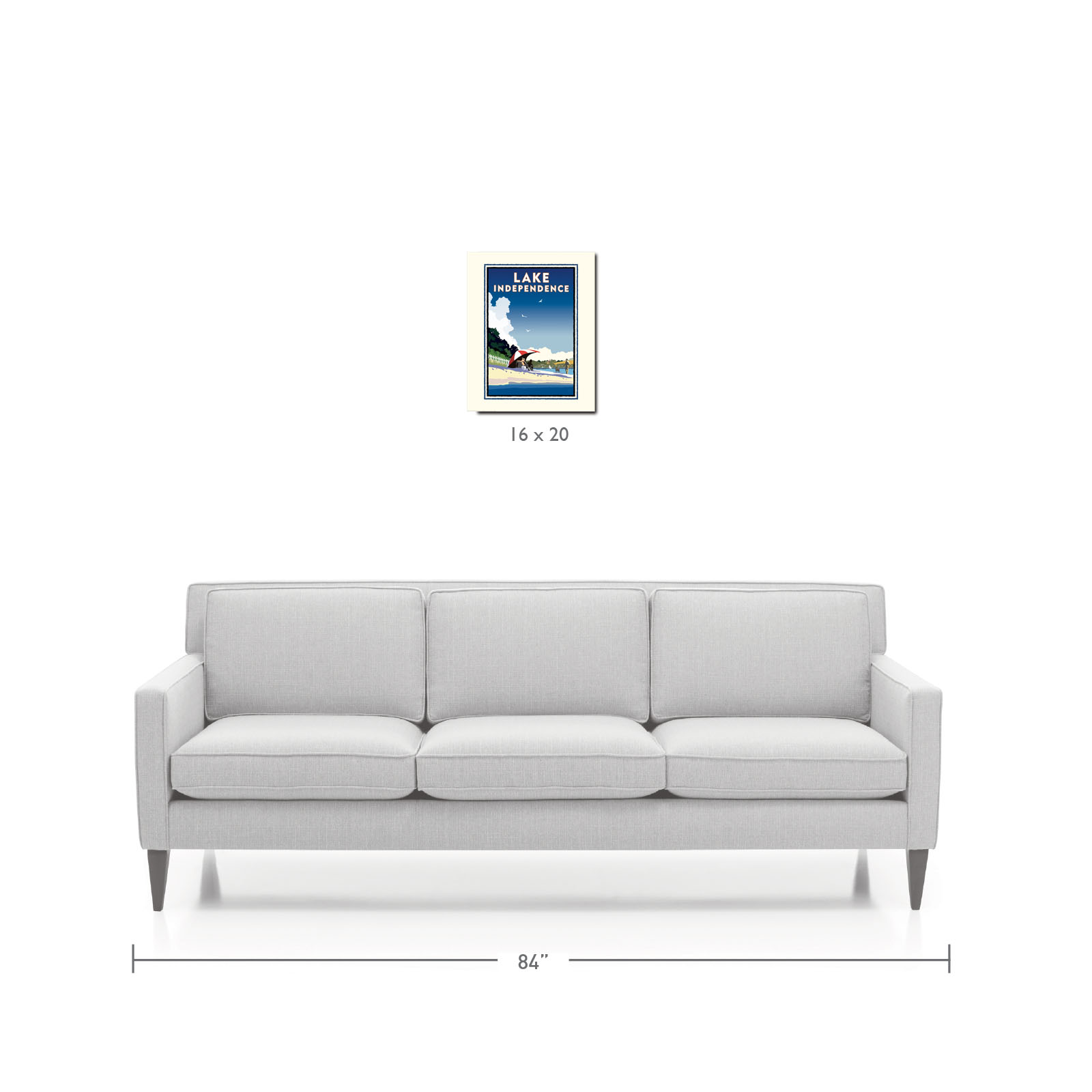 Landmark MN | Lake Independence Art Print