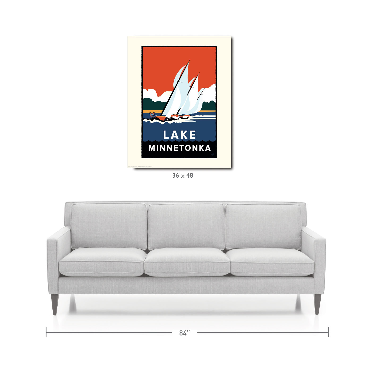 Landmark MN | Lake Minnetonka Regatta Art Print