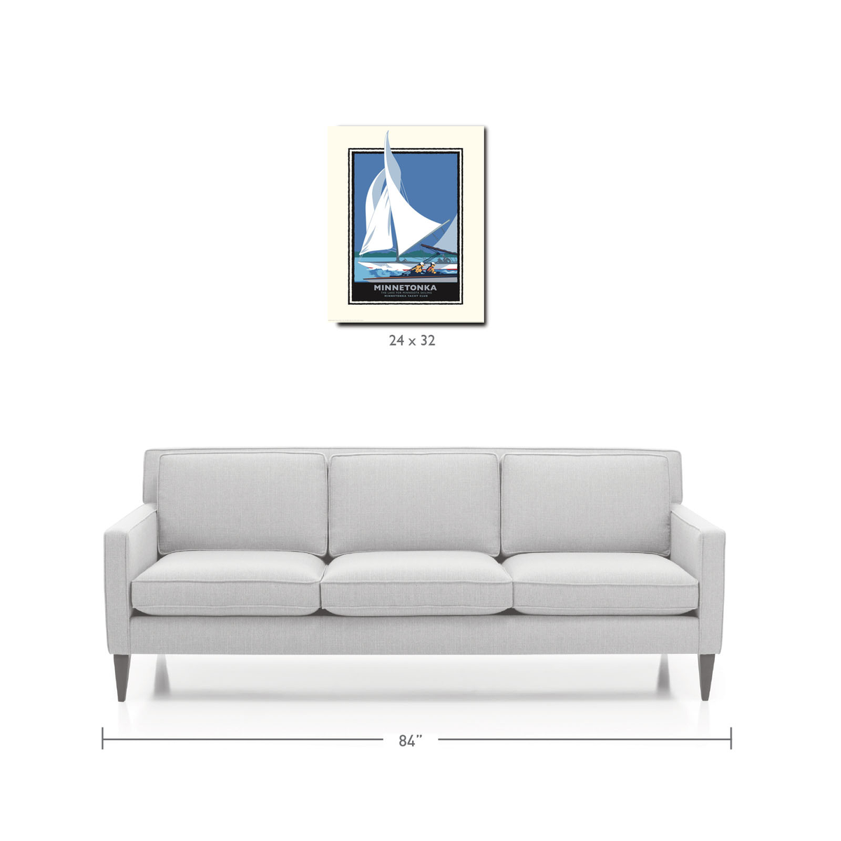 Landmark MN | Lake Minnetonka Sail Art Print