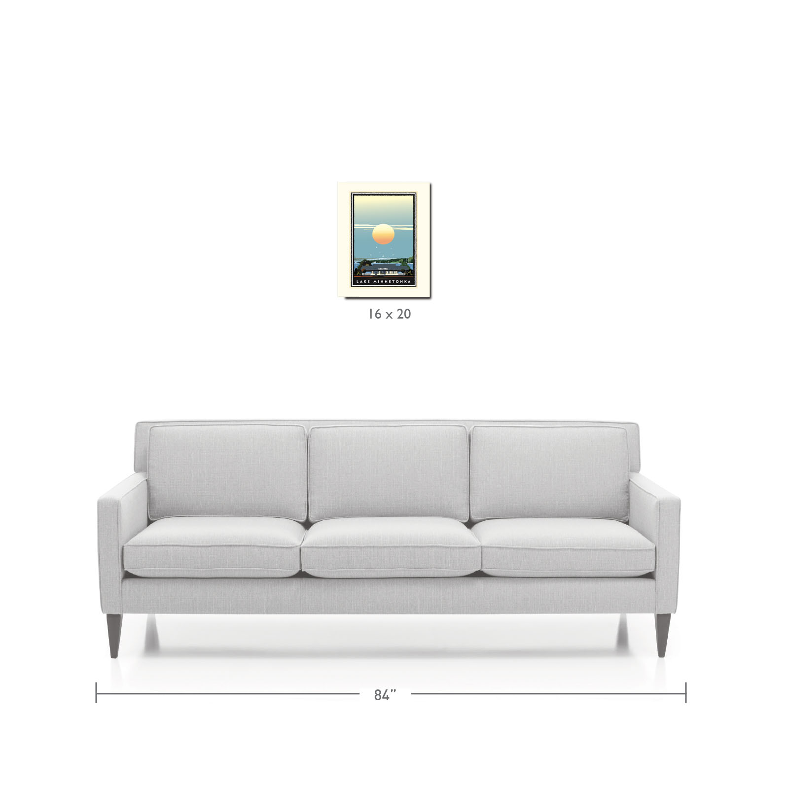 Landmark MN | Lake Minnetonka Wayzata Stationview Art Print