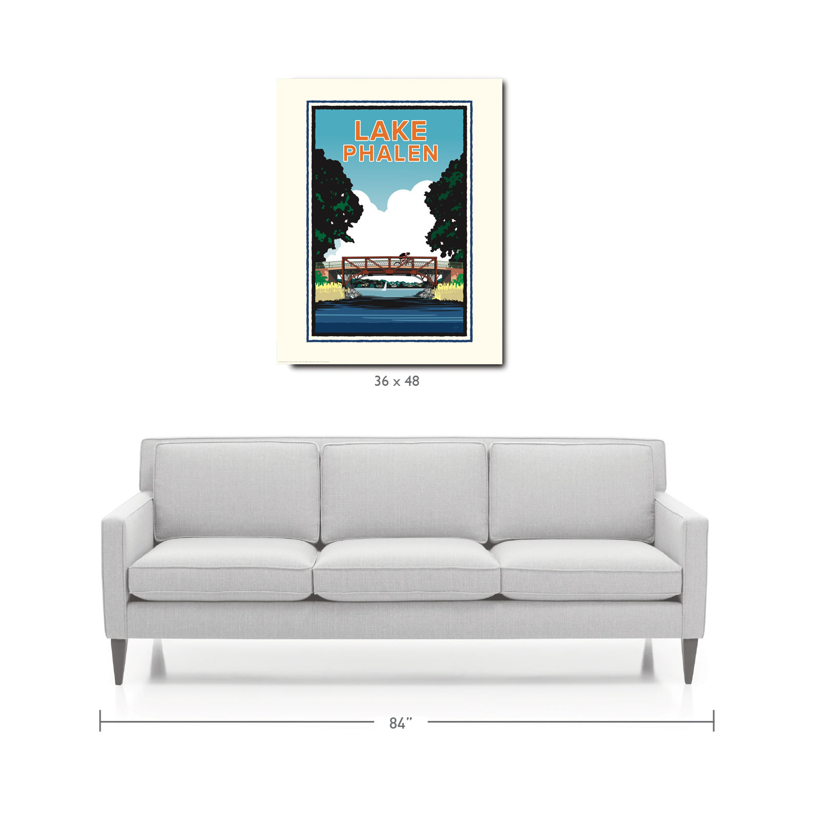 Landmark MN | Lake Phalen Art Print