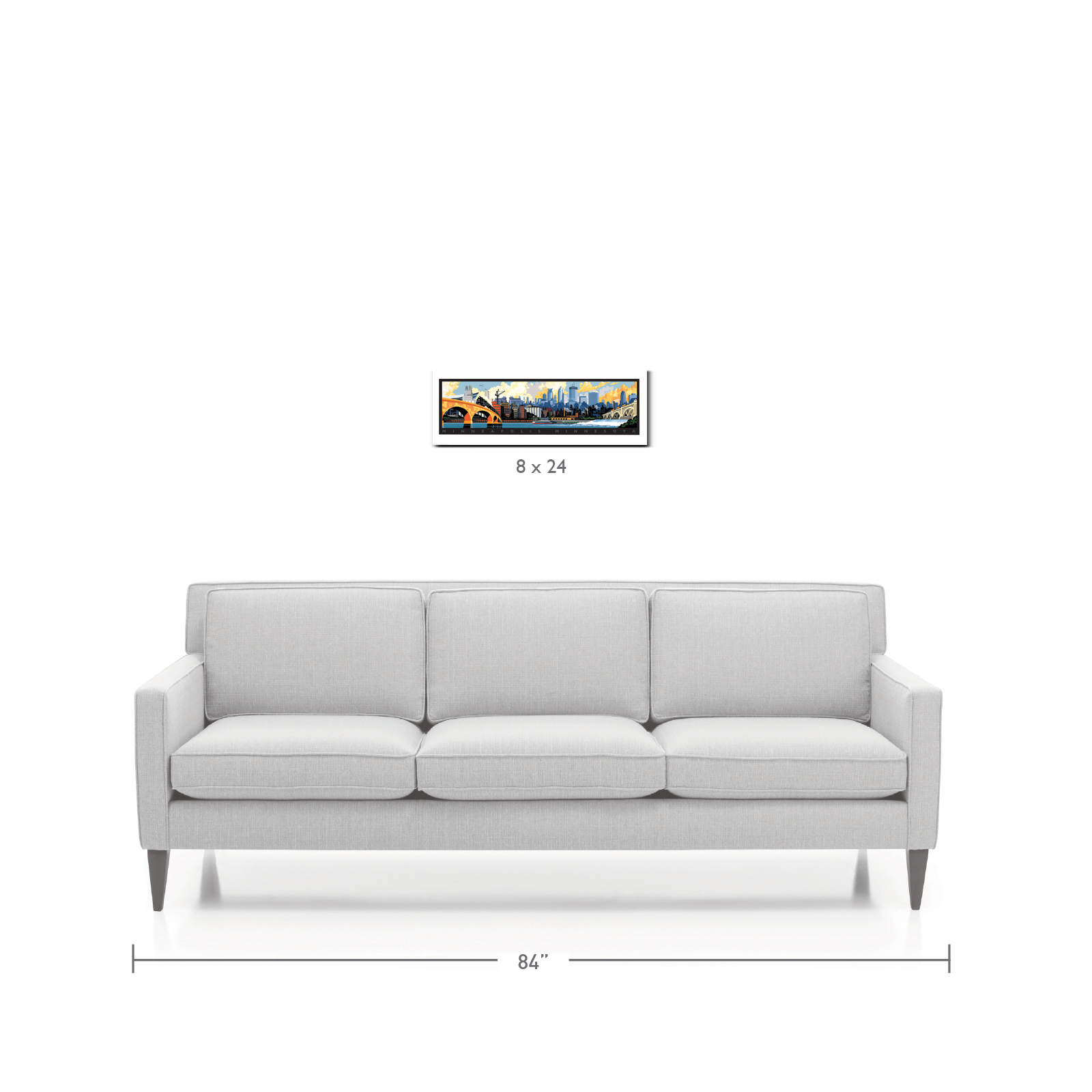 Landmark MN | Minneapolis Skyline Giclee Art Print