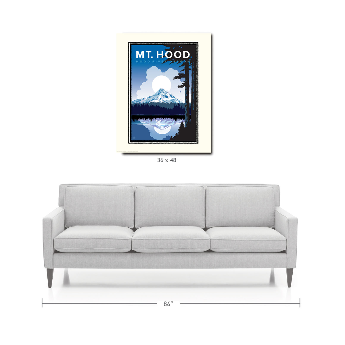 Landmark OR | Mount Hood Art Print