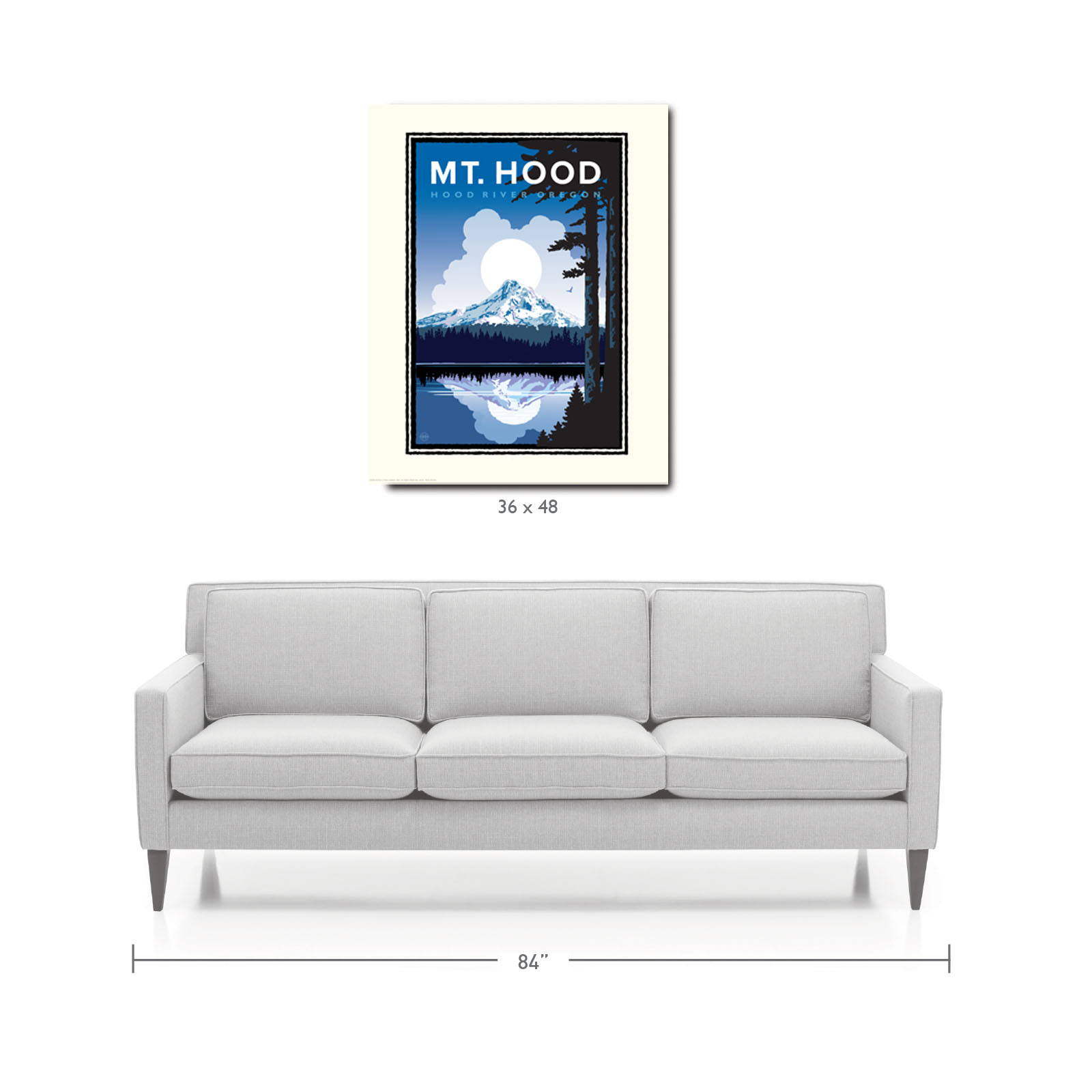 Landmark OR | Mount Hood Art Print