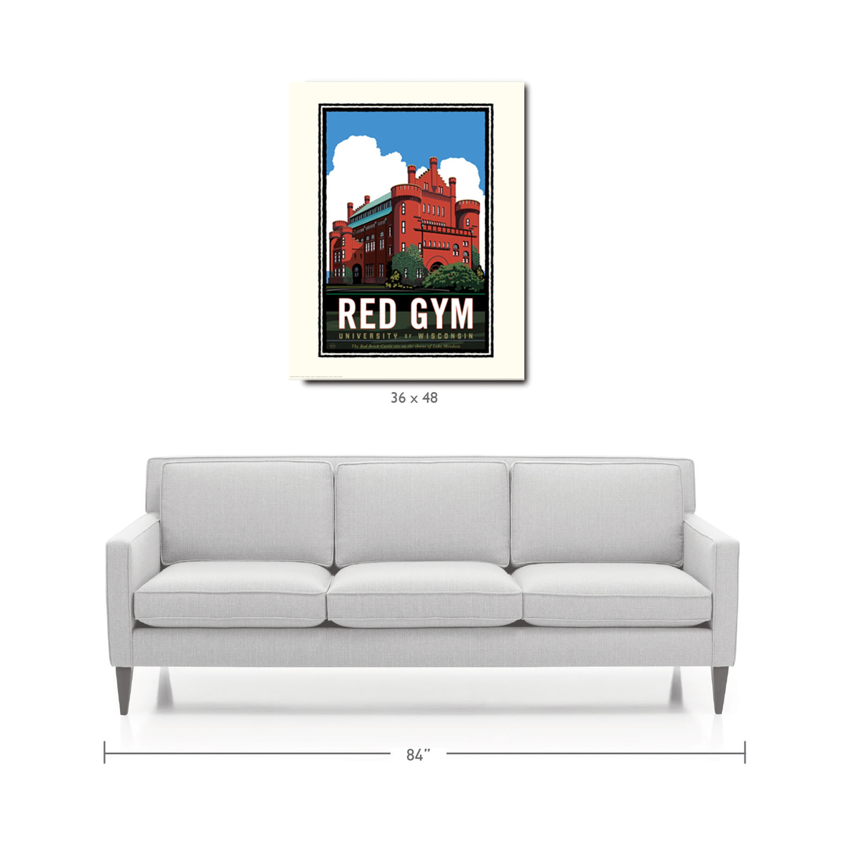 Landmark WI | UW Madison Badgers Red Gym