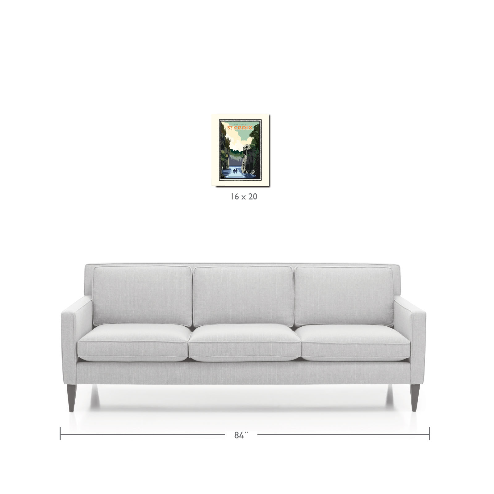 Landmark MN | St. Croix the River Art Print