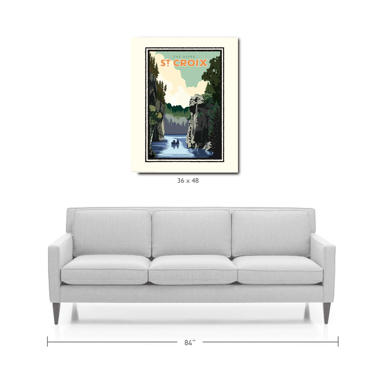 Landmark MN | St. Croix the River Art Print