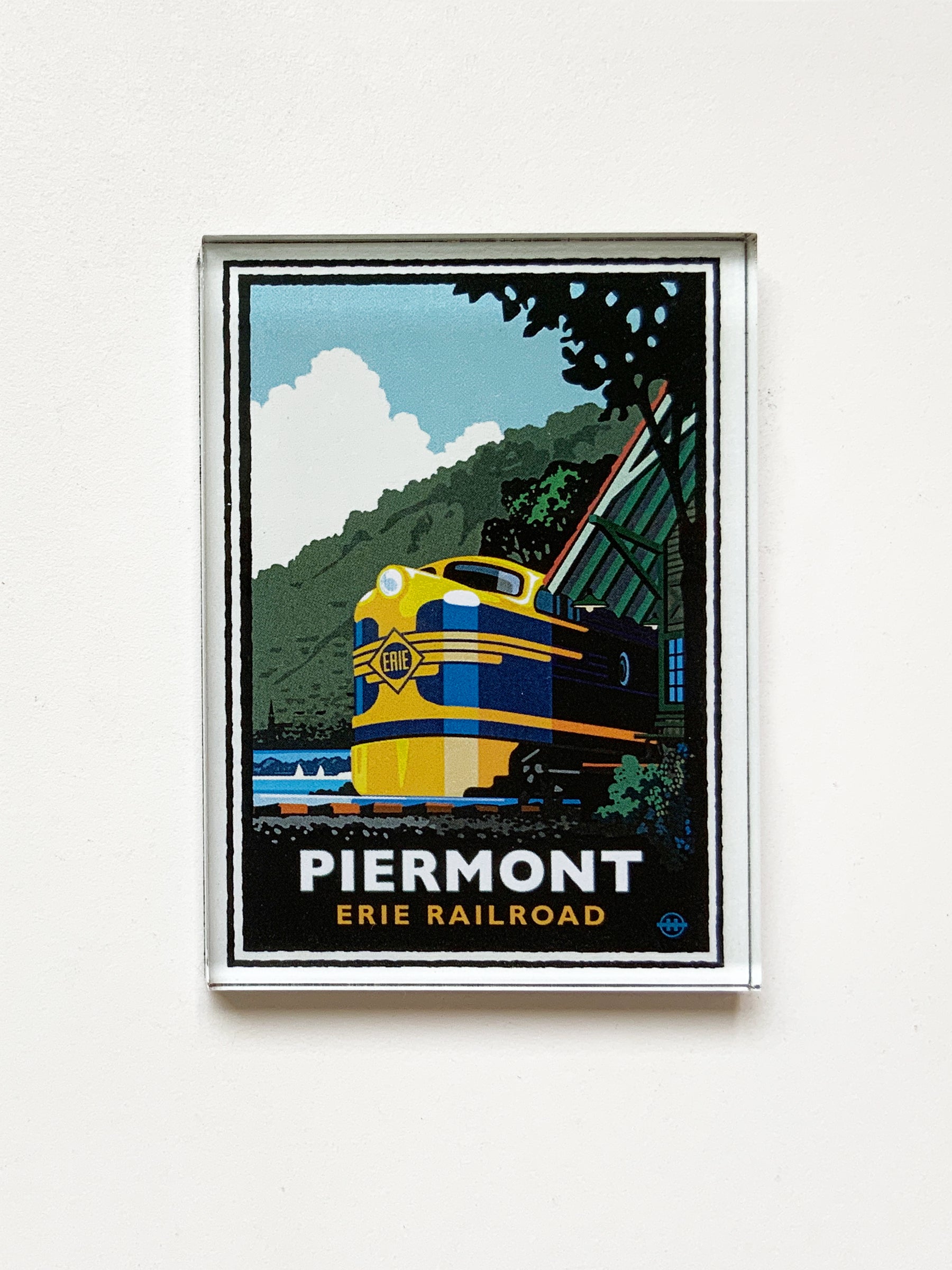 Landmark NY | Piermont Erie Railroad Magnet