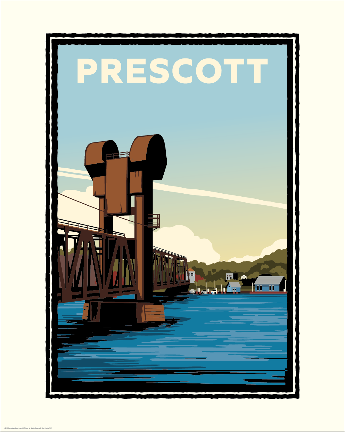 Landmark WI | Prescott Day Giclee Print