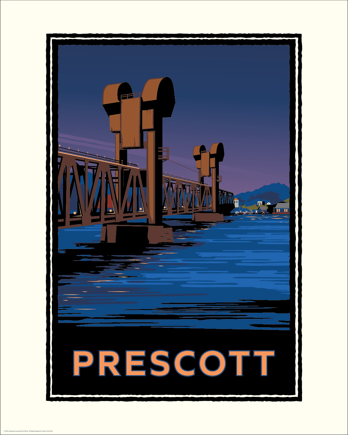 Landmark WI | Prescott Day Giclee Print