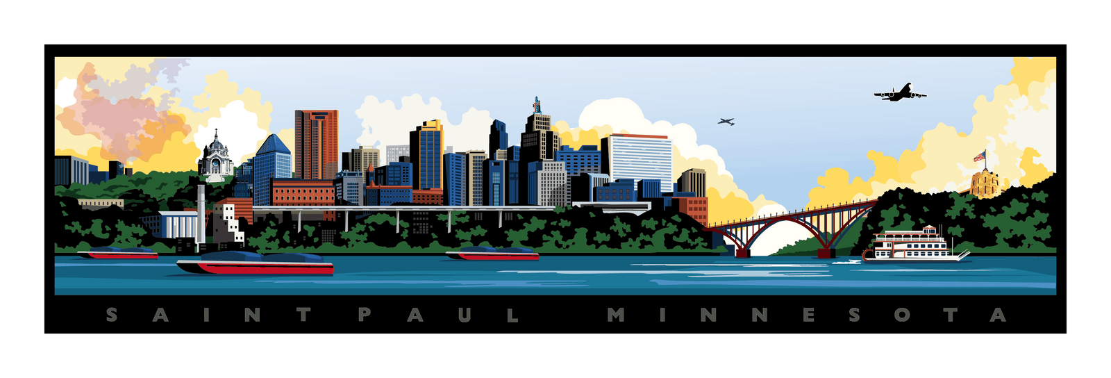 Landmark MN | Saint Paul Skyline