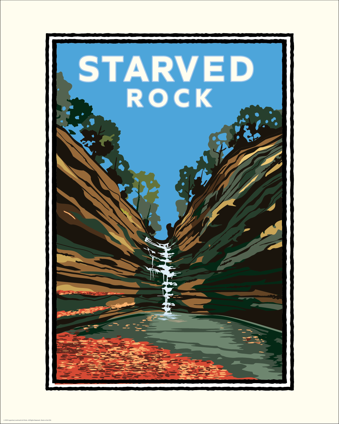 Landmark IL | Starved Rock State Park Art Print