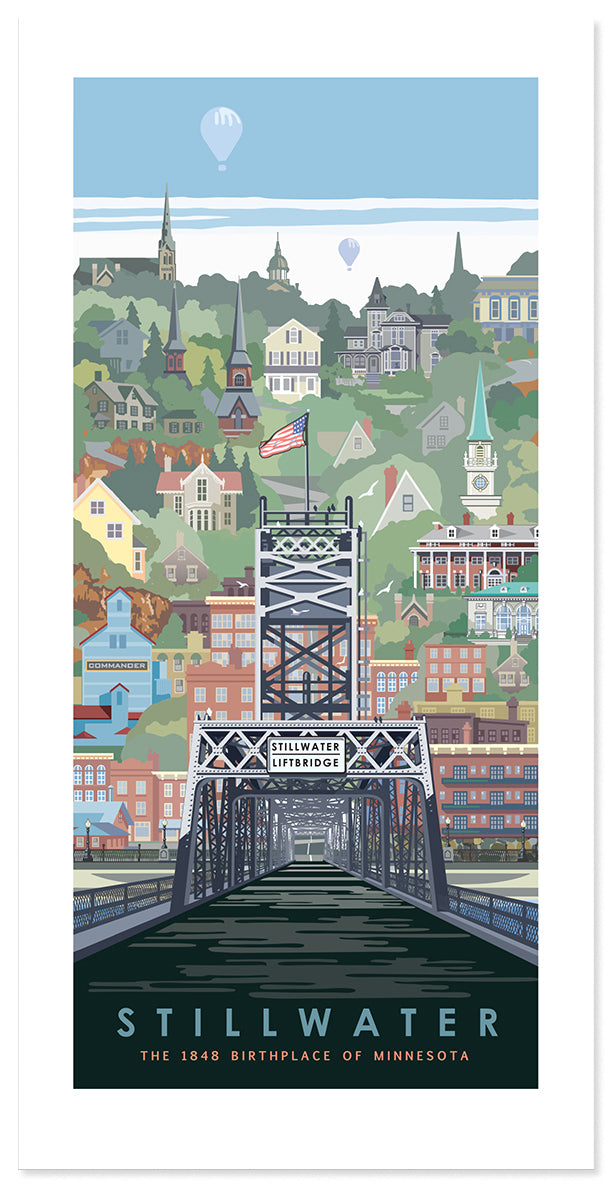 Landmark MN | Stillwater Village Art Print