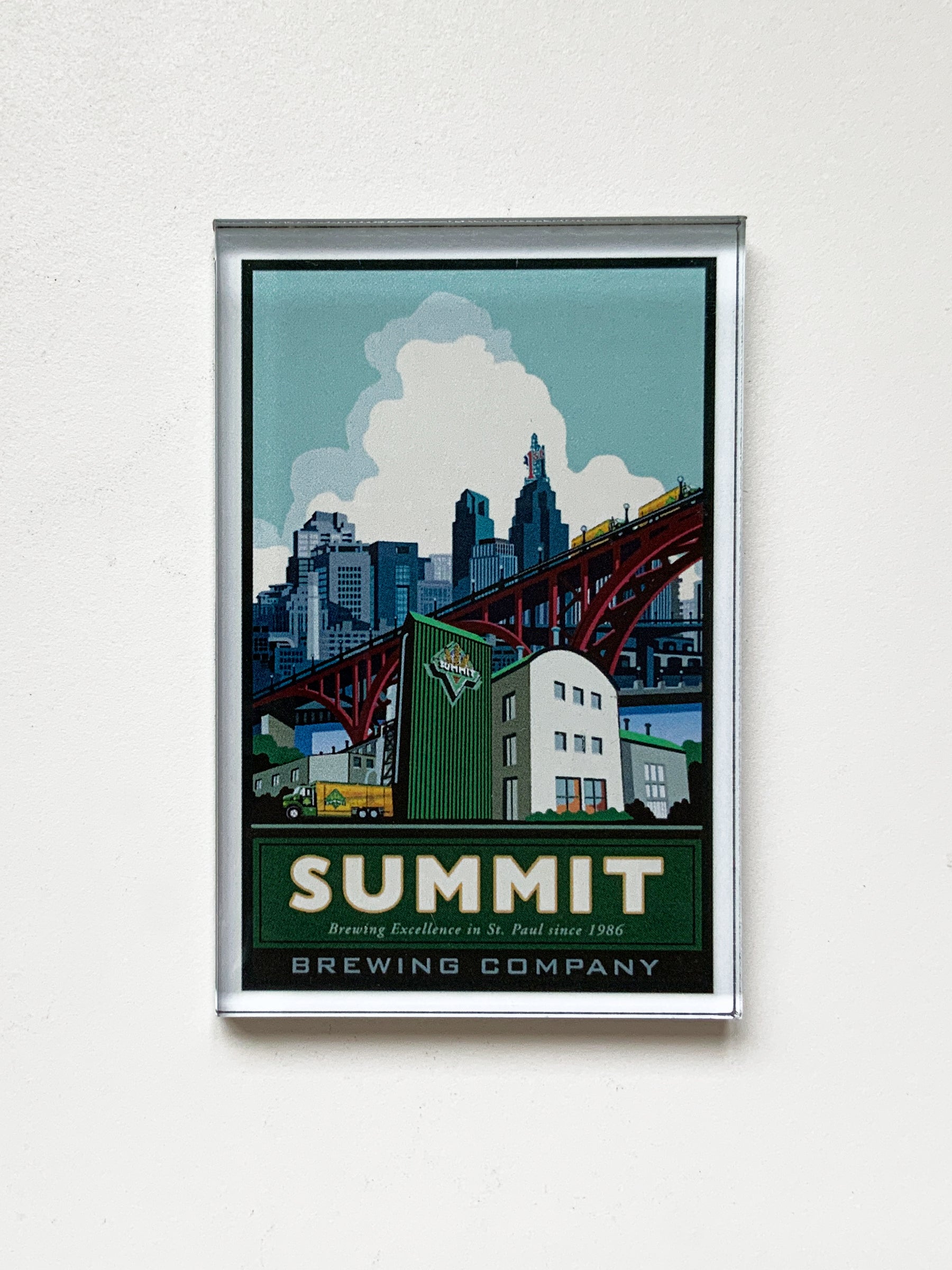 Landmark MN | Summit Brewery Magnet