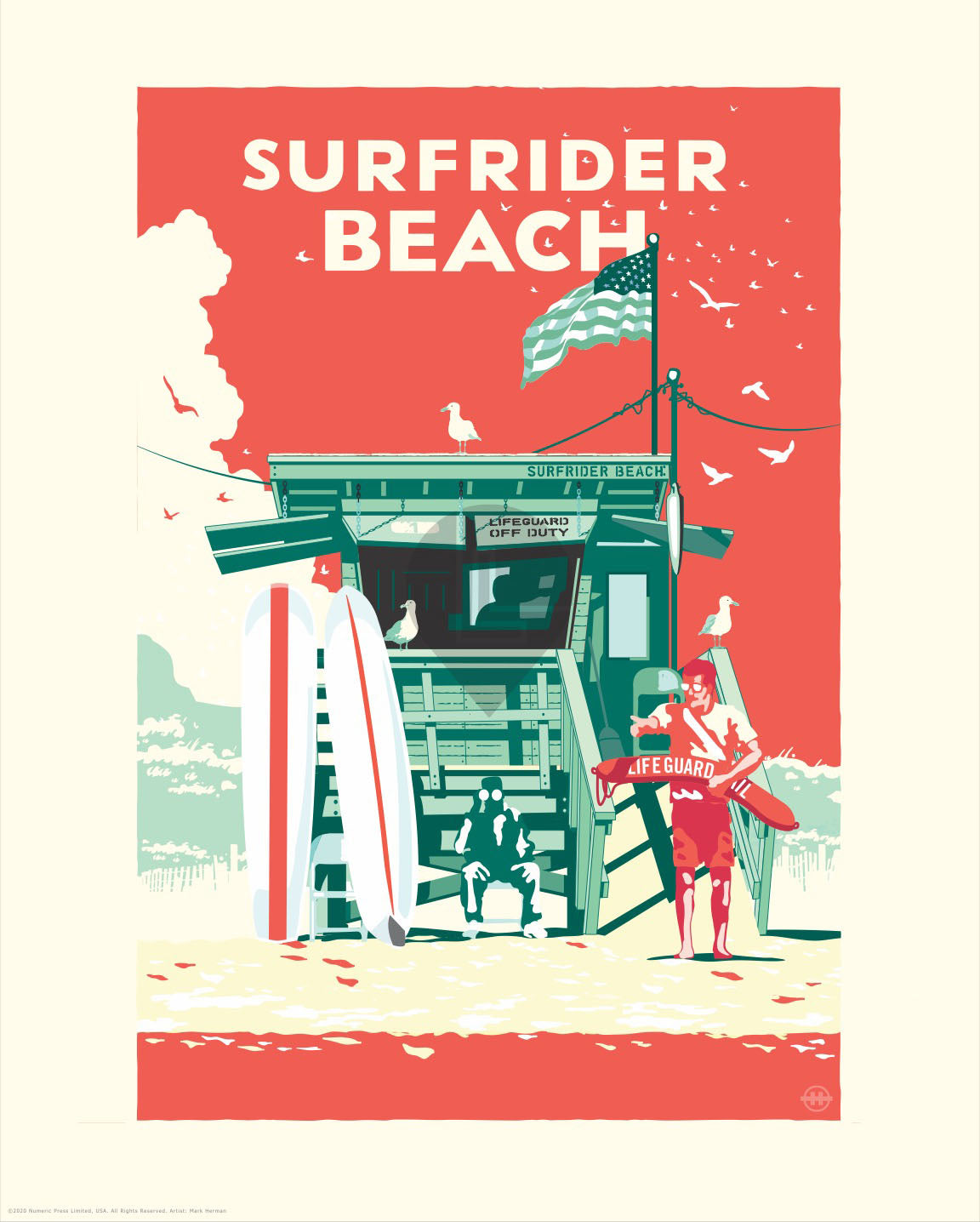 Landmark CA | Lifeguard Stand Surfrider Beach