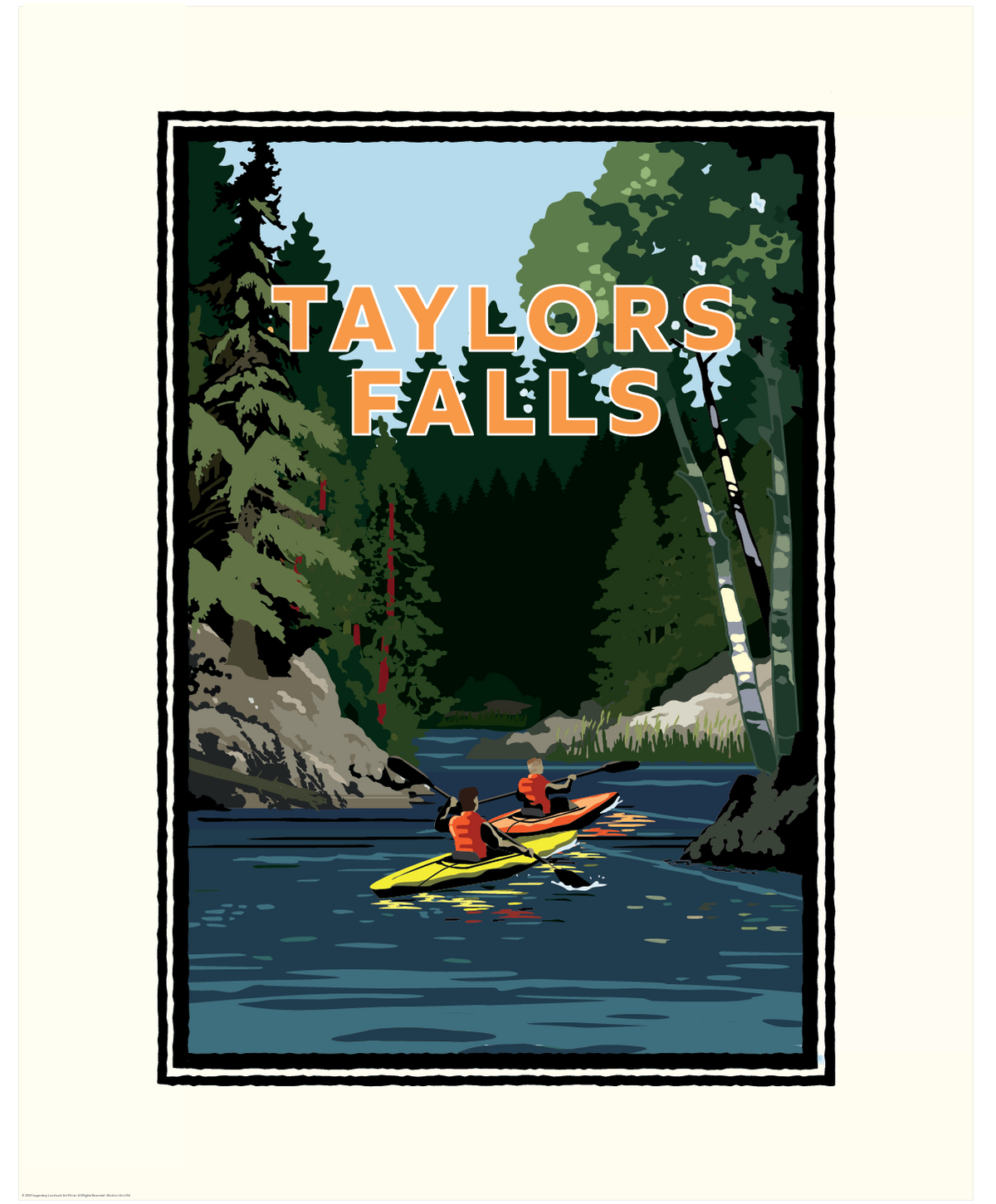 Taylors Falls — Minnesota Art Print