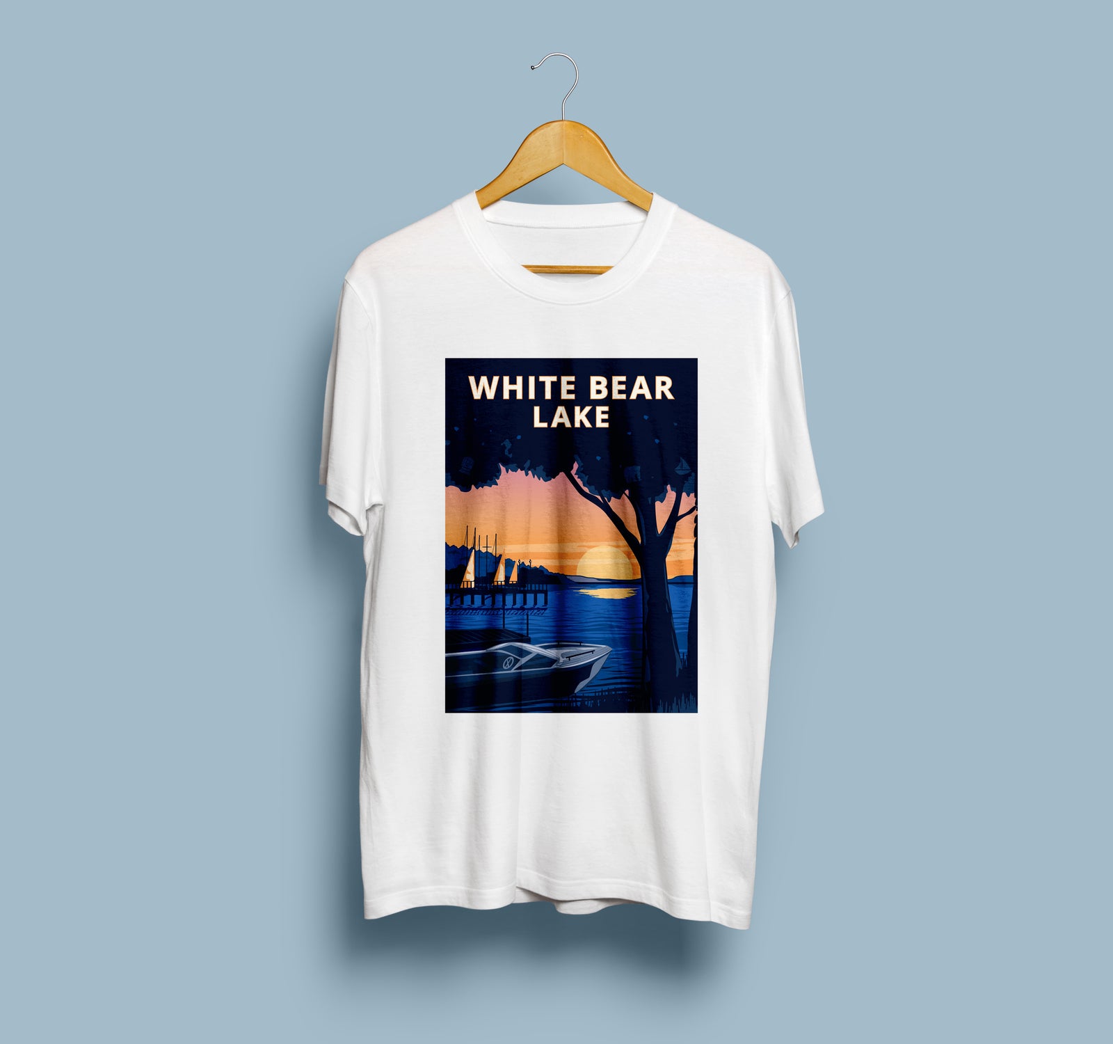 Landmark MN | White Bear Lake Short-Sleeve Unisex T-Shirt