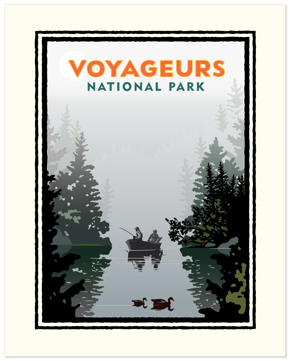 Landmark National Parks |  Voyageurs Misty Lake