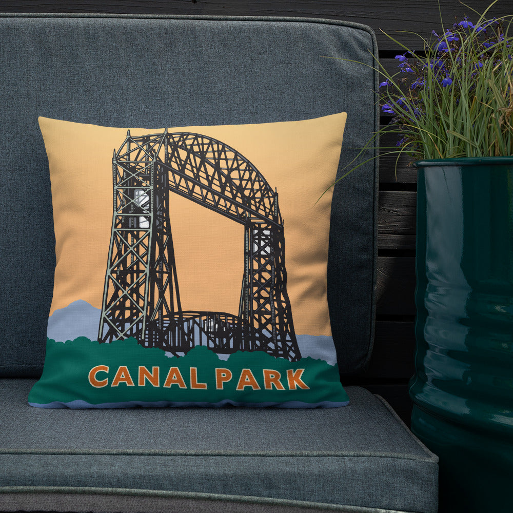 Landmark MN | Canal Park Throw Pillow