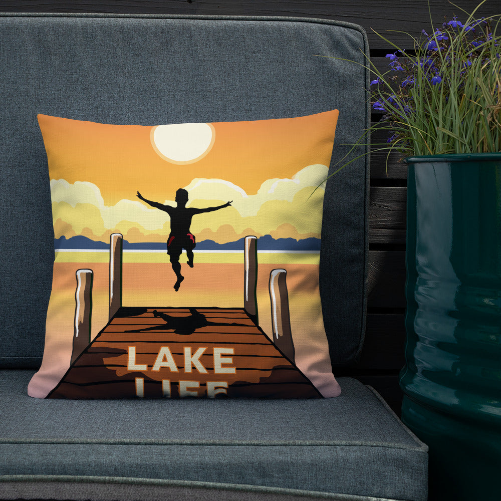 Landmark MN | Lake Life Throw Pillow