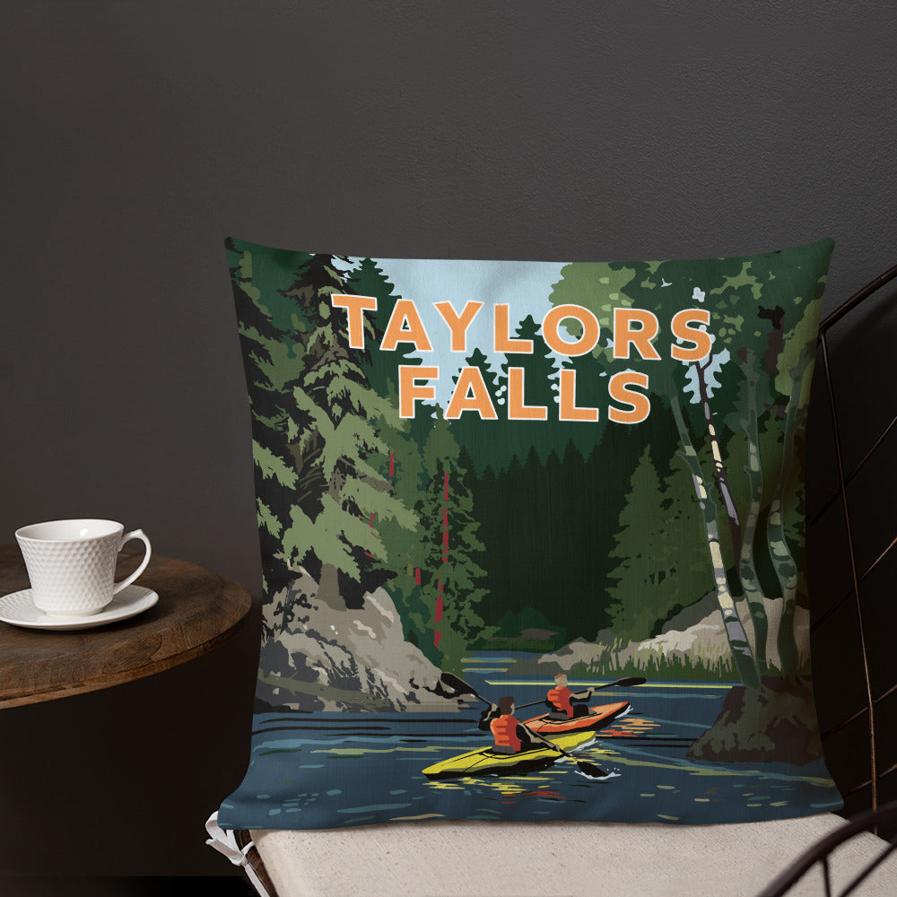 Landmark MN | Taylors Falls Throw Pillow