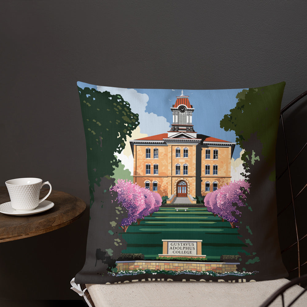Landmark University | Gustavus Adolphus Premium Pillow
