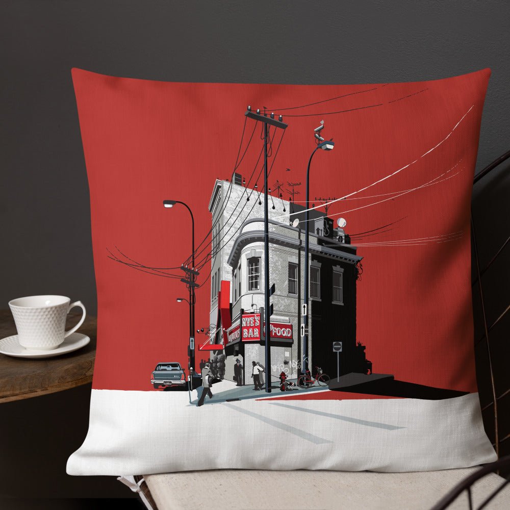 Landmark MN | Nye's Minneapolis Throw Pillow