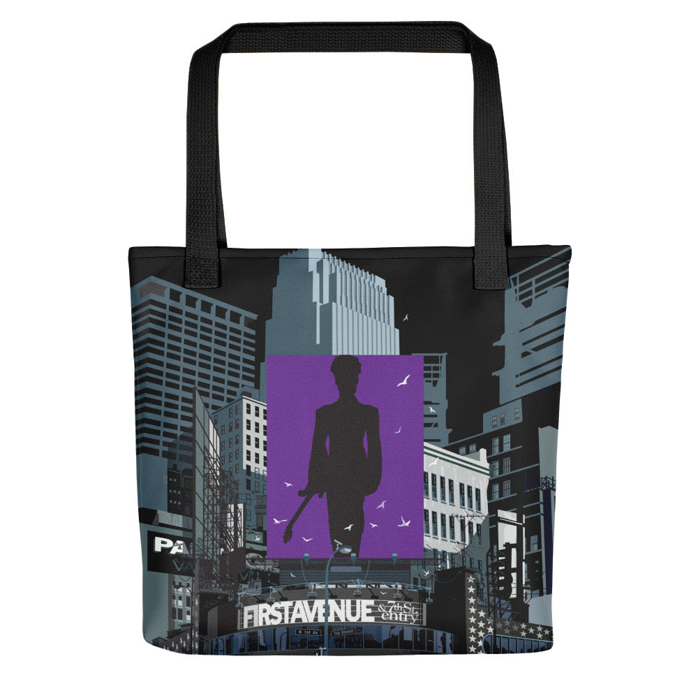 Landmark MN | First Ave Minneapolis Purple One Tote Bag