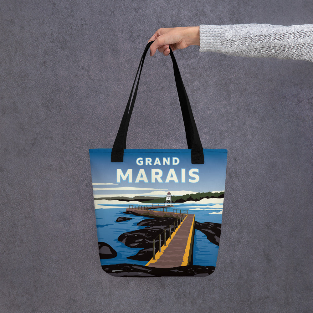 Landmark MN | Grand Marais Tote bag