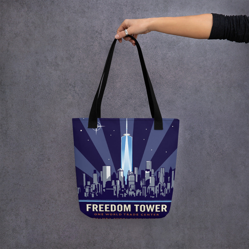 Landmark NY | NYC Freedom Tower Tote bag