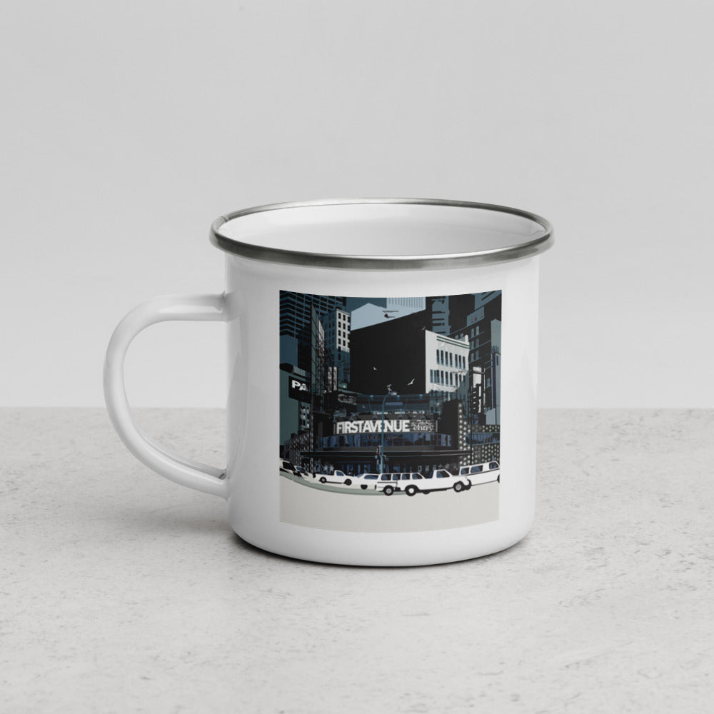 Landmark MN | First Avenue Minneapolis on White Enamel Mug