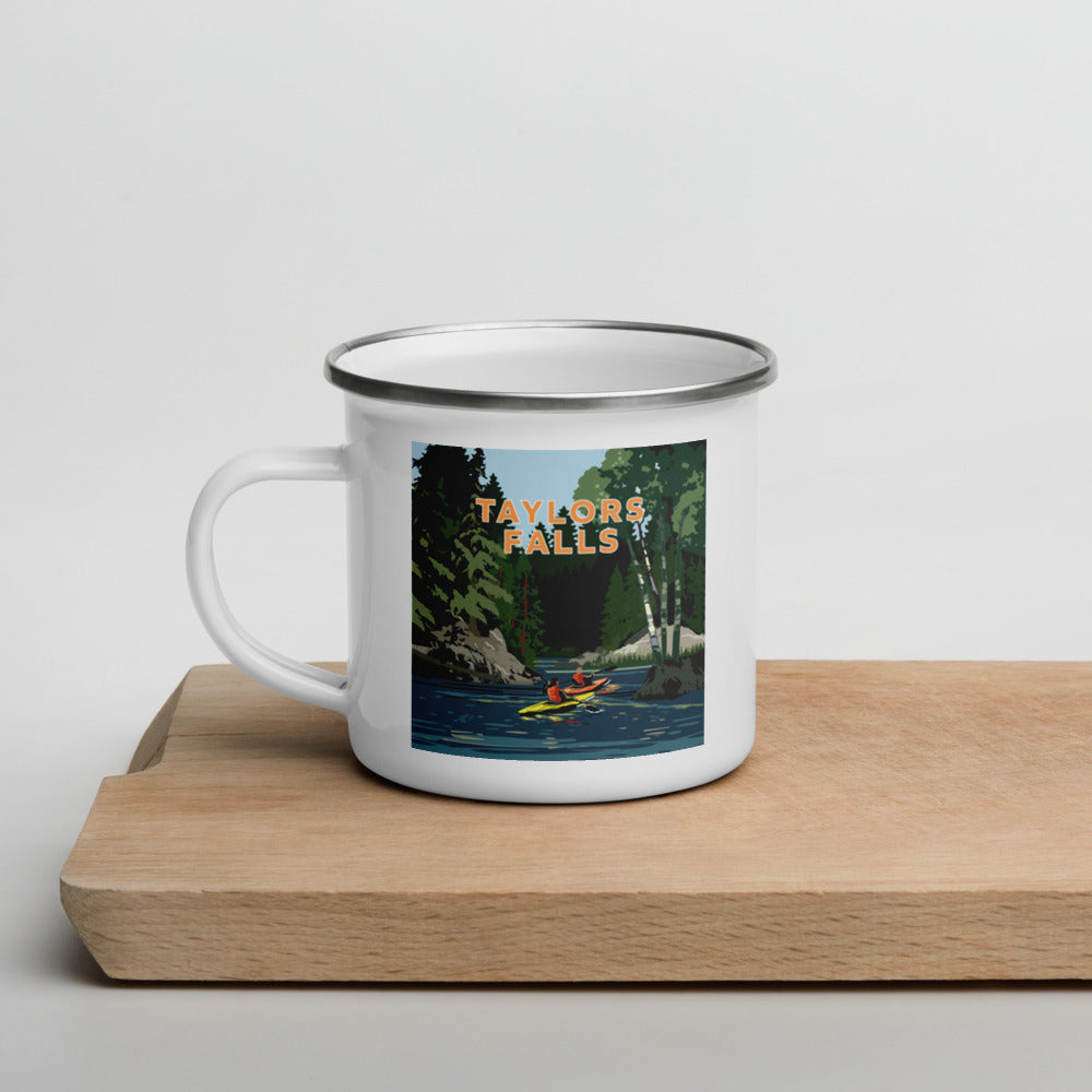 Landmark MN | Taylors Falls Enamel Camp Mug