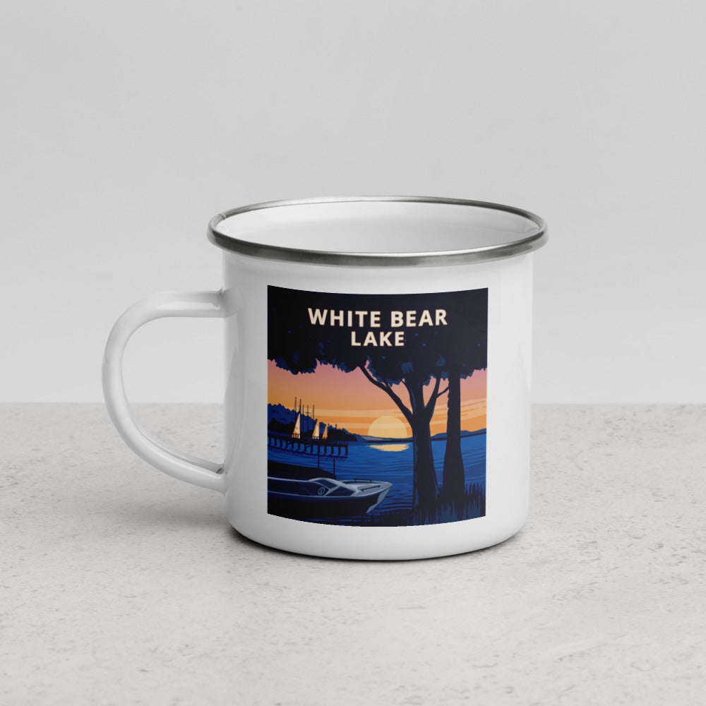 Landmark MN | White Bear Lake Enamel Camp Mug