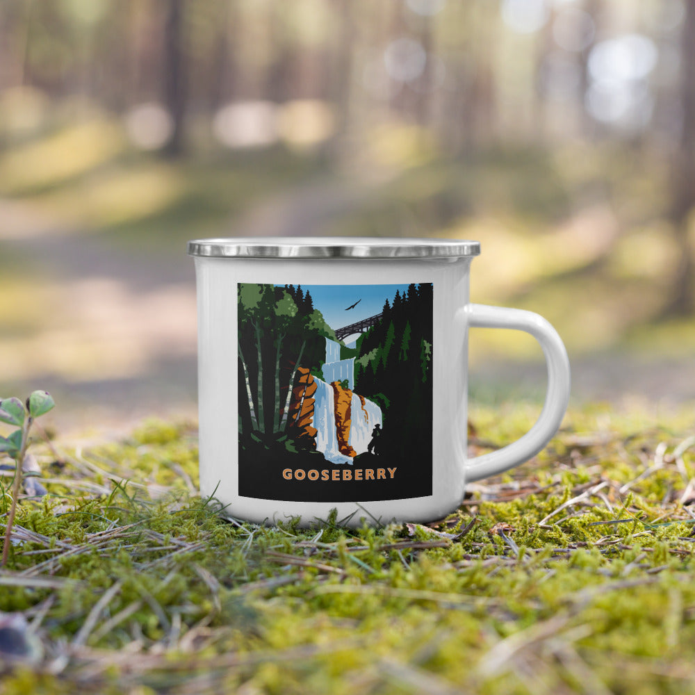 Landmark MN | Gooseberry Falls Enamel Mug