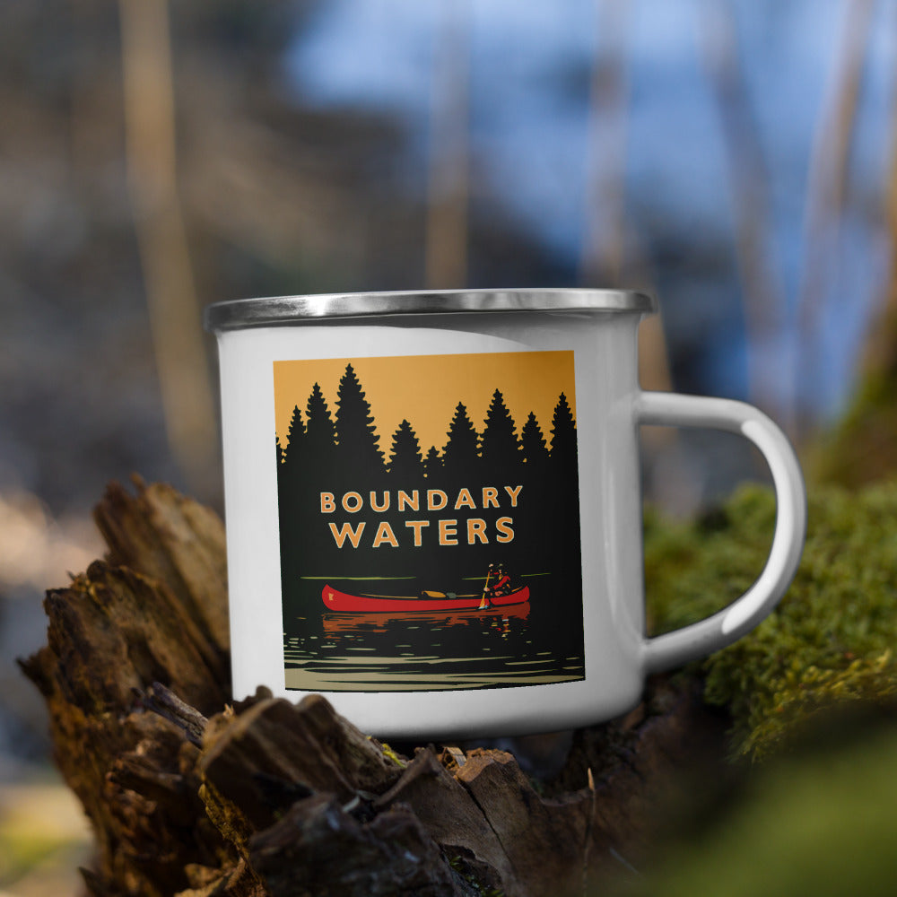 Landmark MN | Boundary Waters Enamel Camp Mug