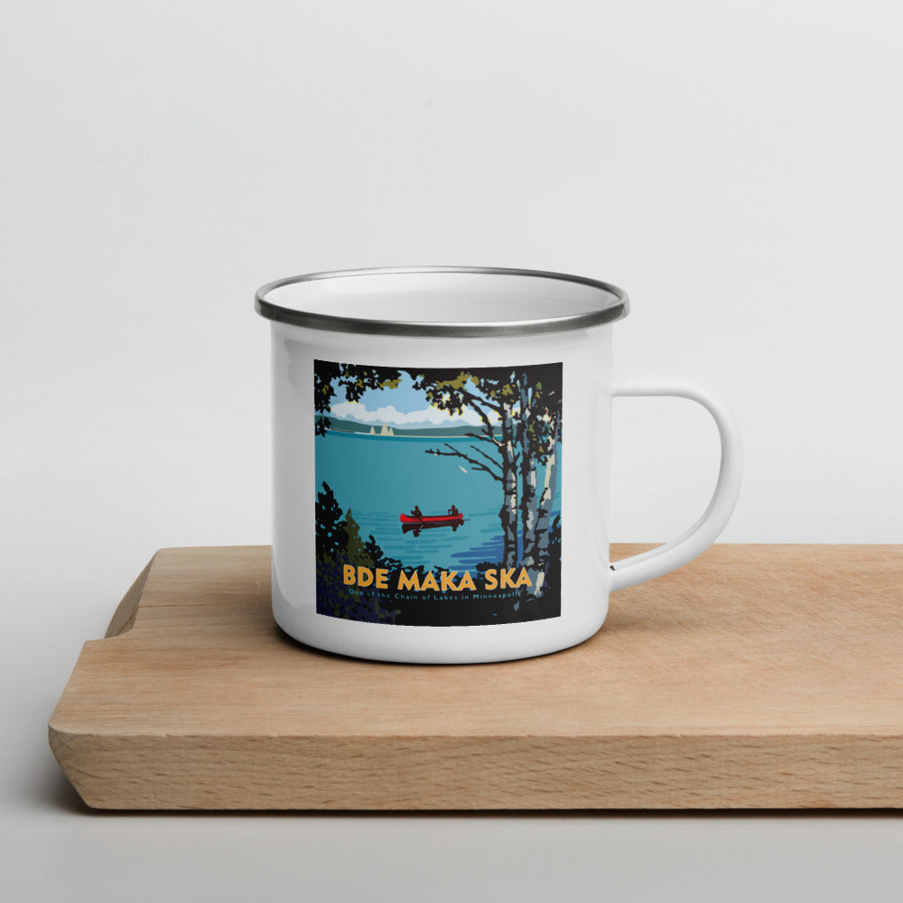 Landmark MN | Bde Maka Ska Enamel Camp Mug