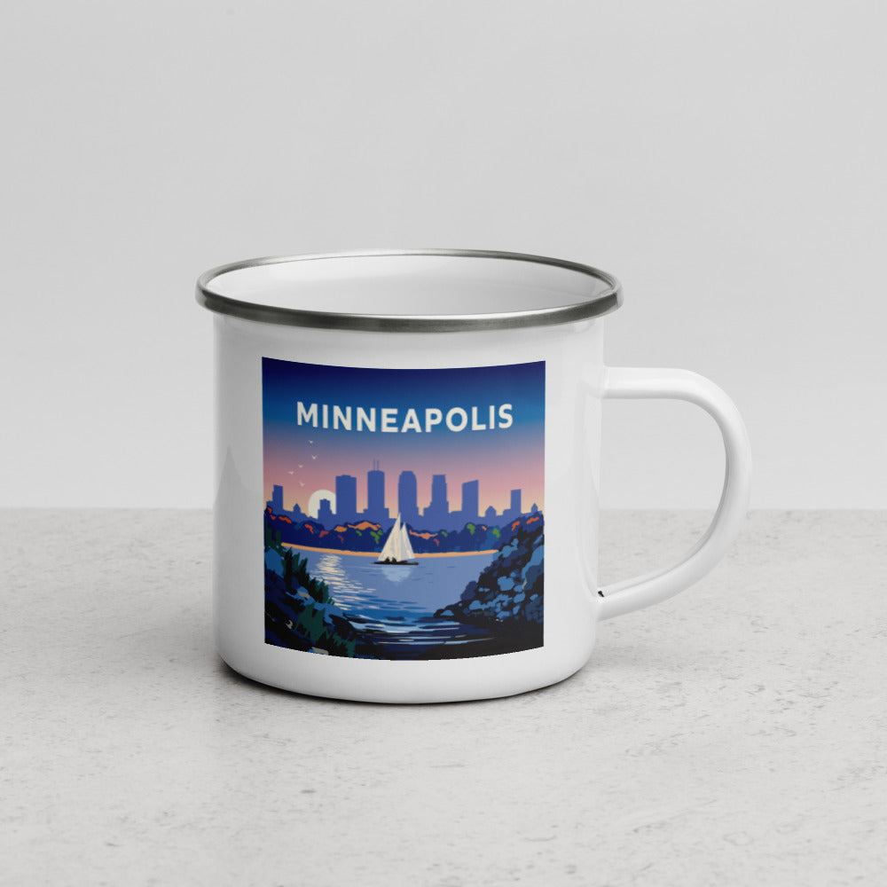 Landmark MN | Minneapolis Enamel Mug