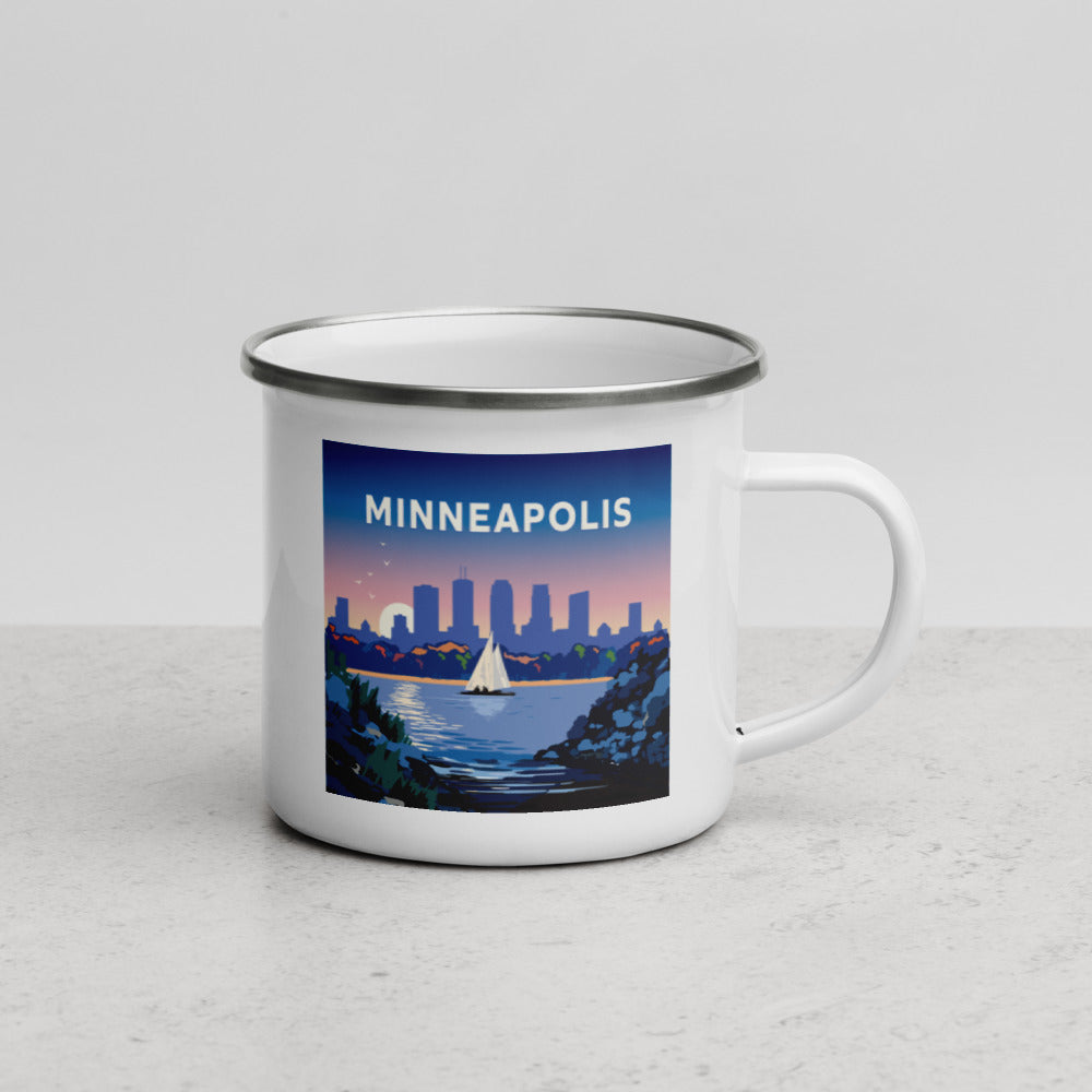 Landmark MN | Minneapolis Enamel Mug