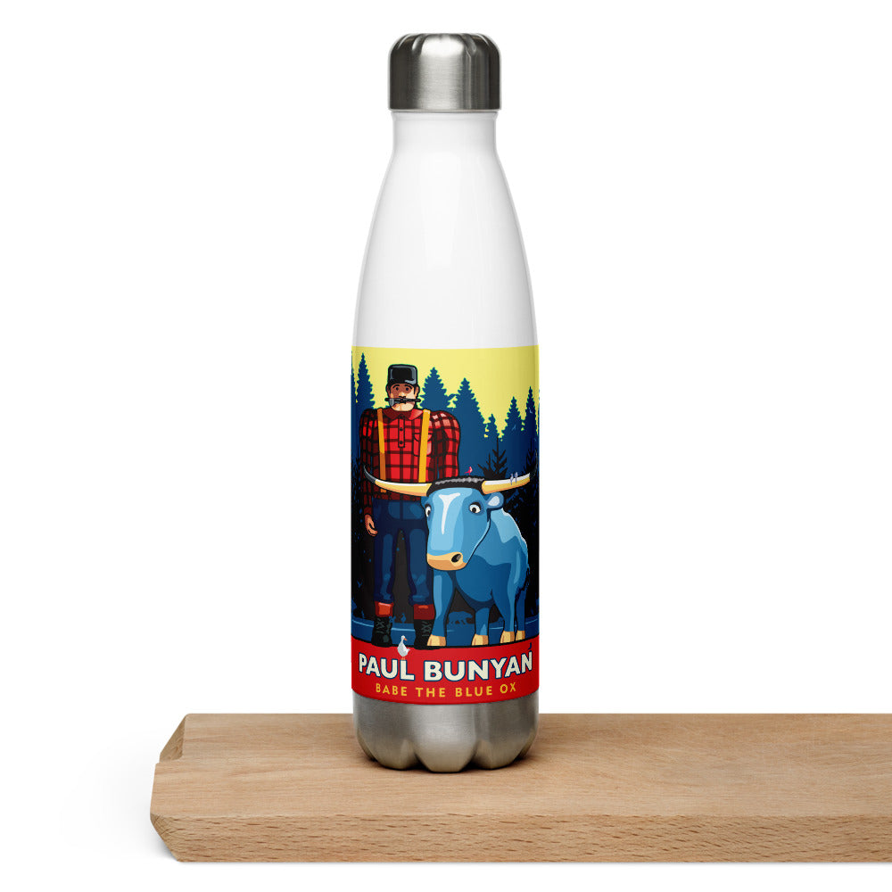 Landmark MN | Paul Bunyan Summer Stainless Steel Water Bottle