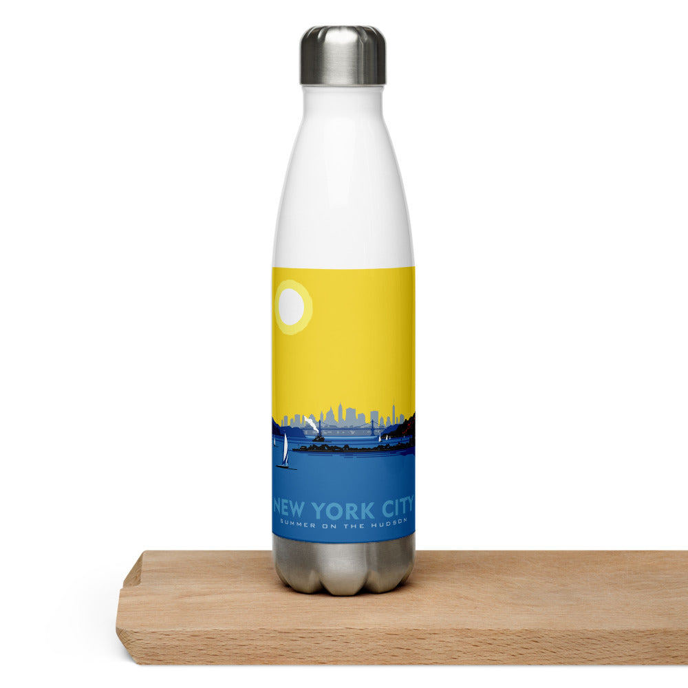 Landmark NY | Summer on the Hudson Stainless Steel Water Bottle