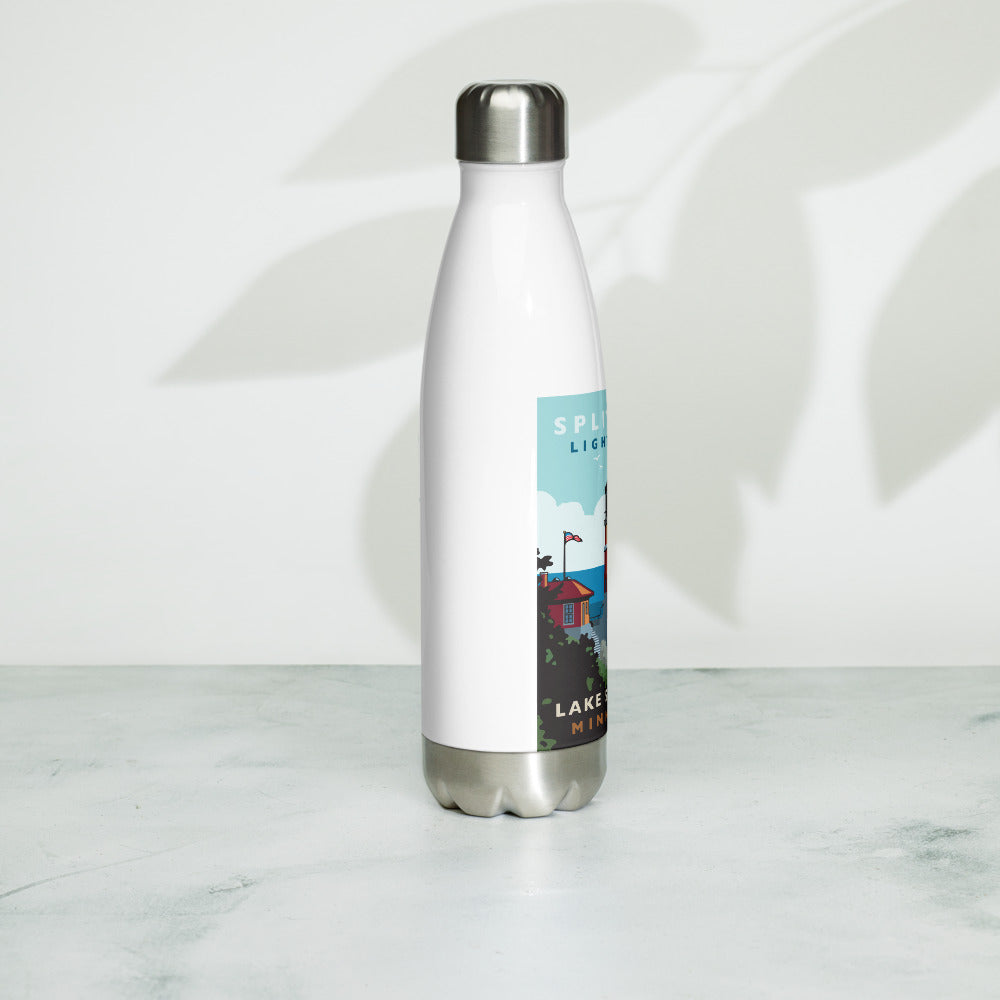 Landmark MN | Split Rock Day Lighthouse Stainless Steel Water Bottle