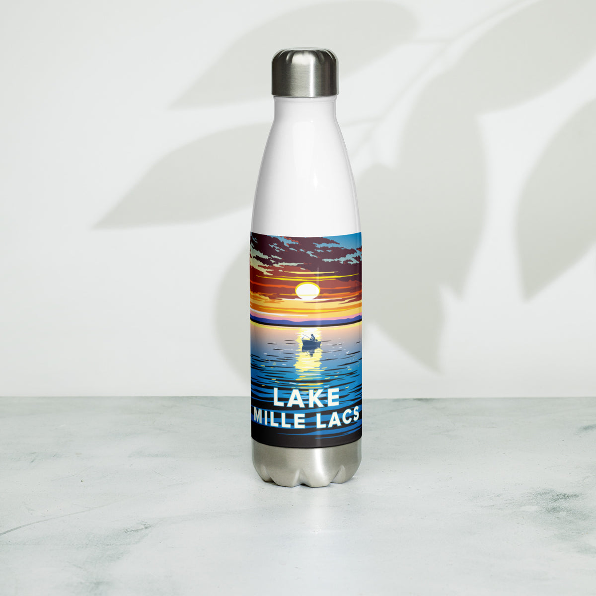 Landmark MN | Lake Mille Lacs Stainless Steel Water Bottle