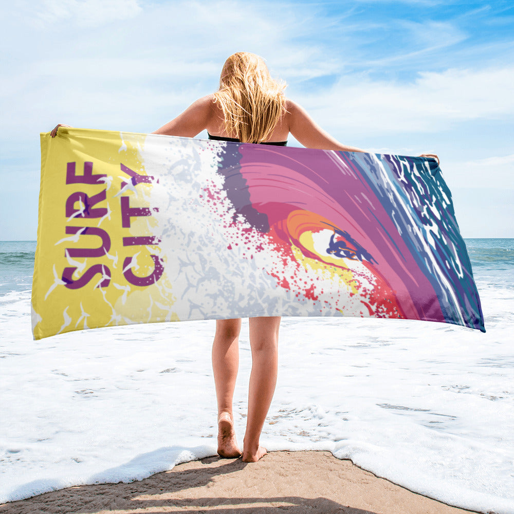 Landmark CA | Surf City Beach Towel