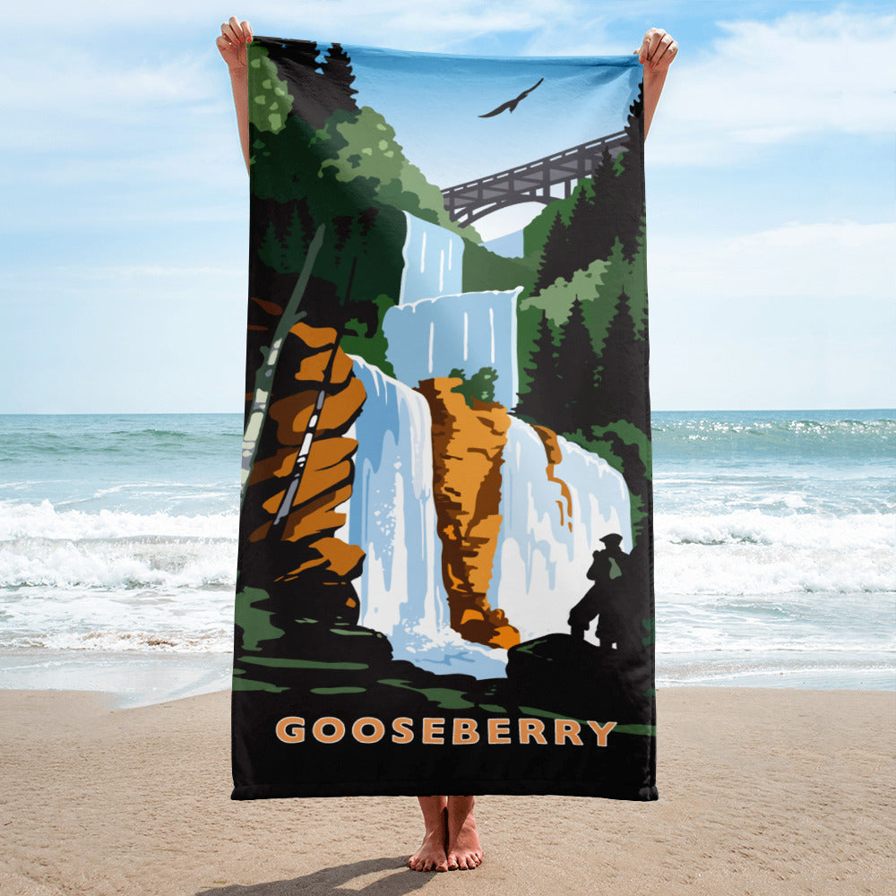 Landmark MN | Gooseberry Falls Beach Towel