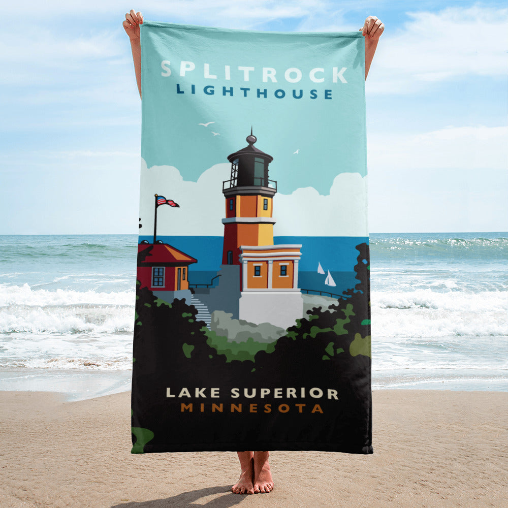 Landmark MN | Split Rock Lighthouse Beach Towel