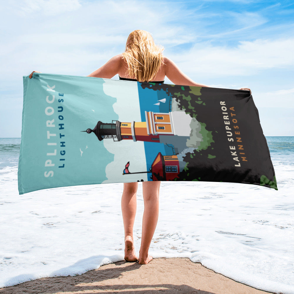 Landmark MN | Split Rock Lighthouse Beach Towel