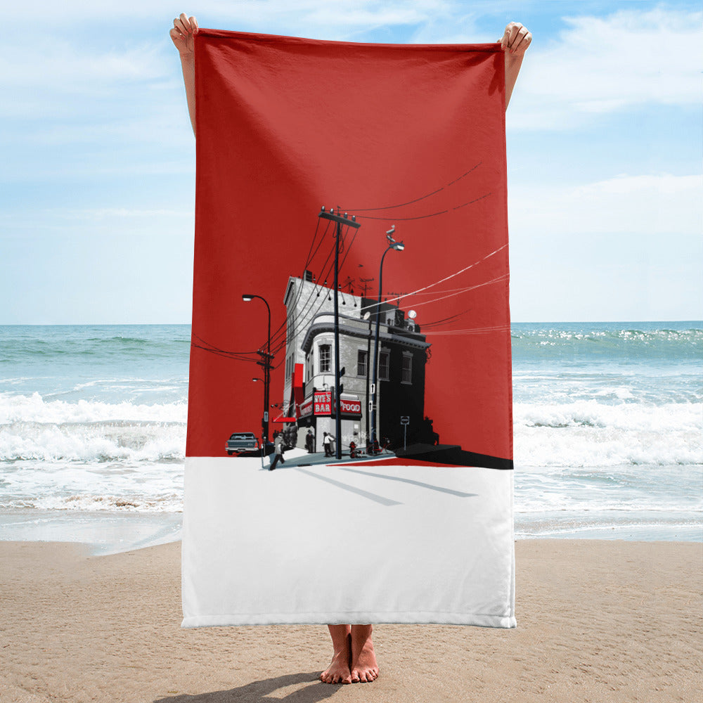 Beach Towels - Legendary Landmark Art Prints