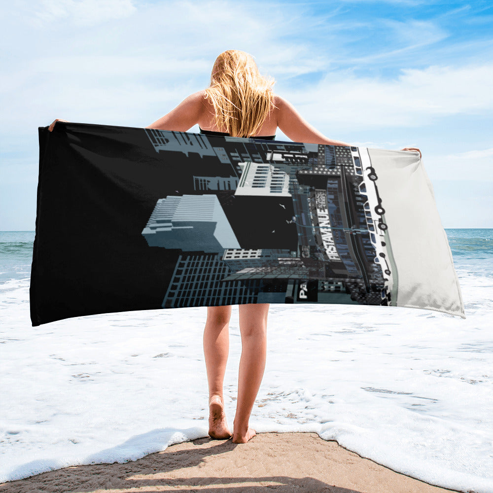 Landmark City MN | First Ave Beach Towel